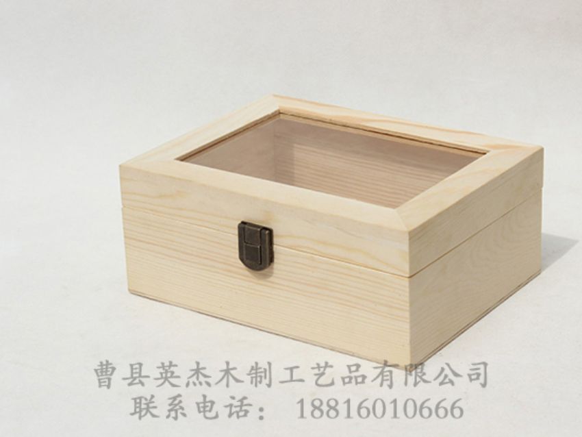 點(diǎn)擊查看詳細(xì)信息<br>標(biāo)題：松木原木色亞克力蓋子木盒 閱讀次數(shù)：2877