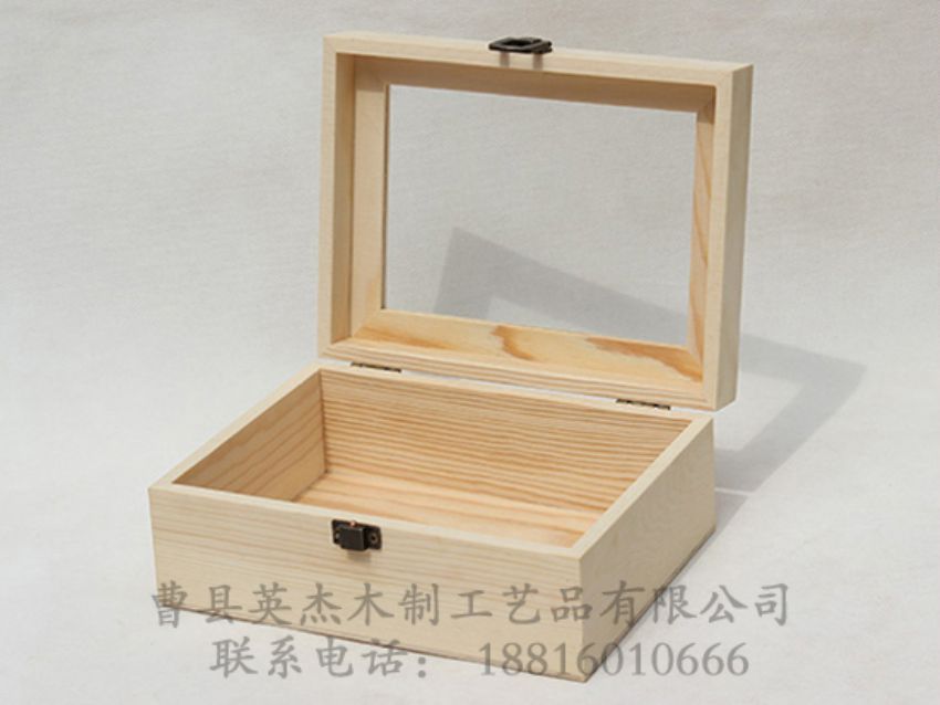 點(diǎn)擊查看詳細(xì)信息<br>標(biāo)題：松木原木色亞克力蓋子木盒 閱讀次數(shù)：2671